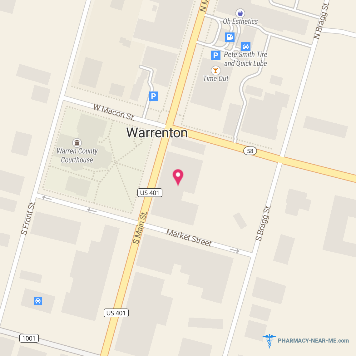FUTRELL PHARMACY OF WARRENTON - Pharmacy Hours, Phone, Reviews & Information: 108b South Main Street, Warrenton, North Carolina 27589, United States
