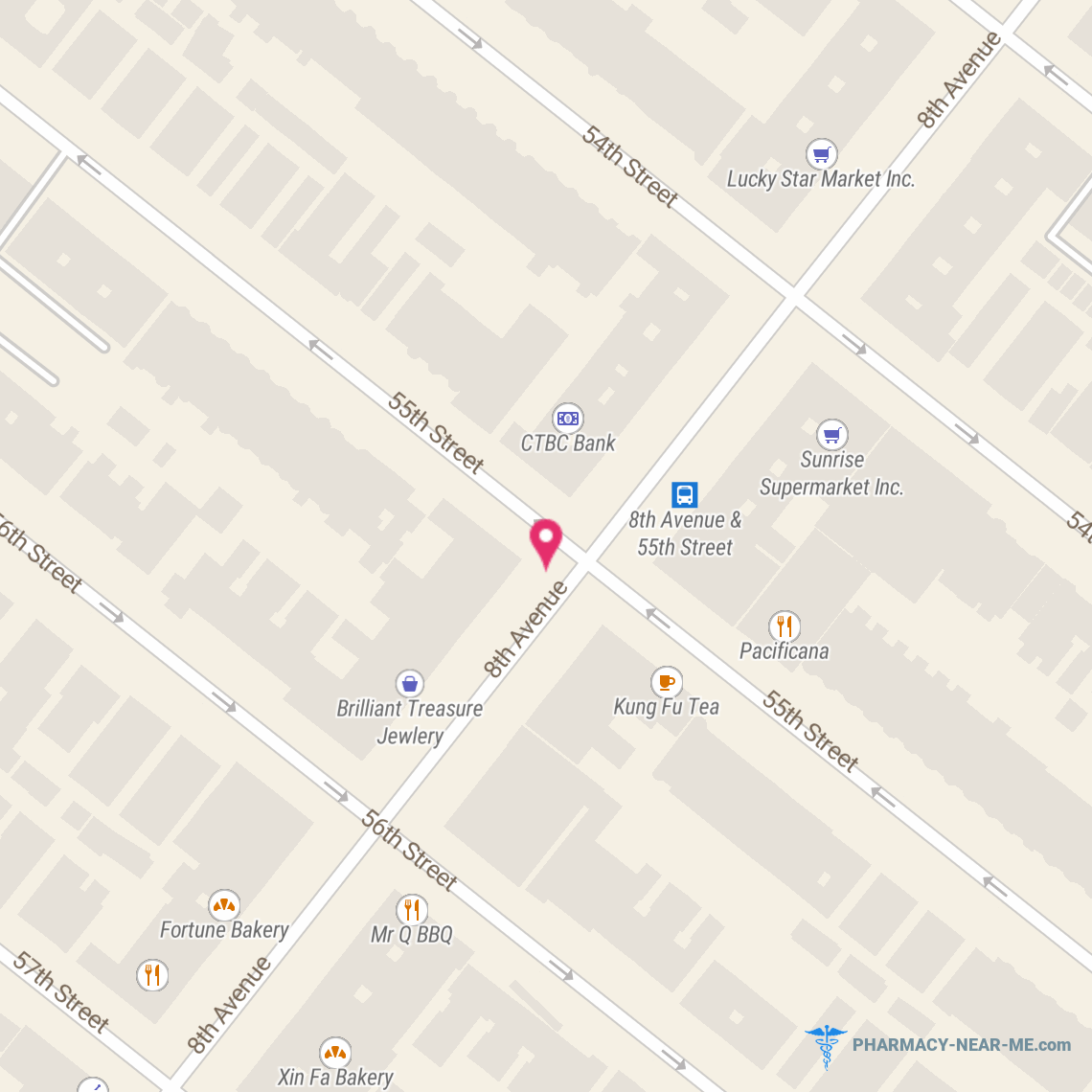 DKY ENTERPRISE - Pharmacy Hours, Phone, Reviews & Information: 5504 8th Avenue, Brooklyn, New York 11220, United States