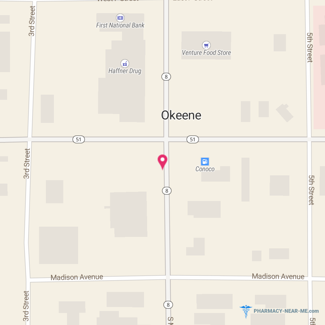LUCKIE DRUG - Pharmacy Hours, Phone, Reviews & Information: 116 North Main Street, Okeene, Oklahoma 73763, United States