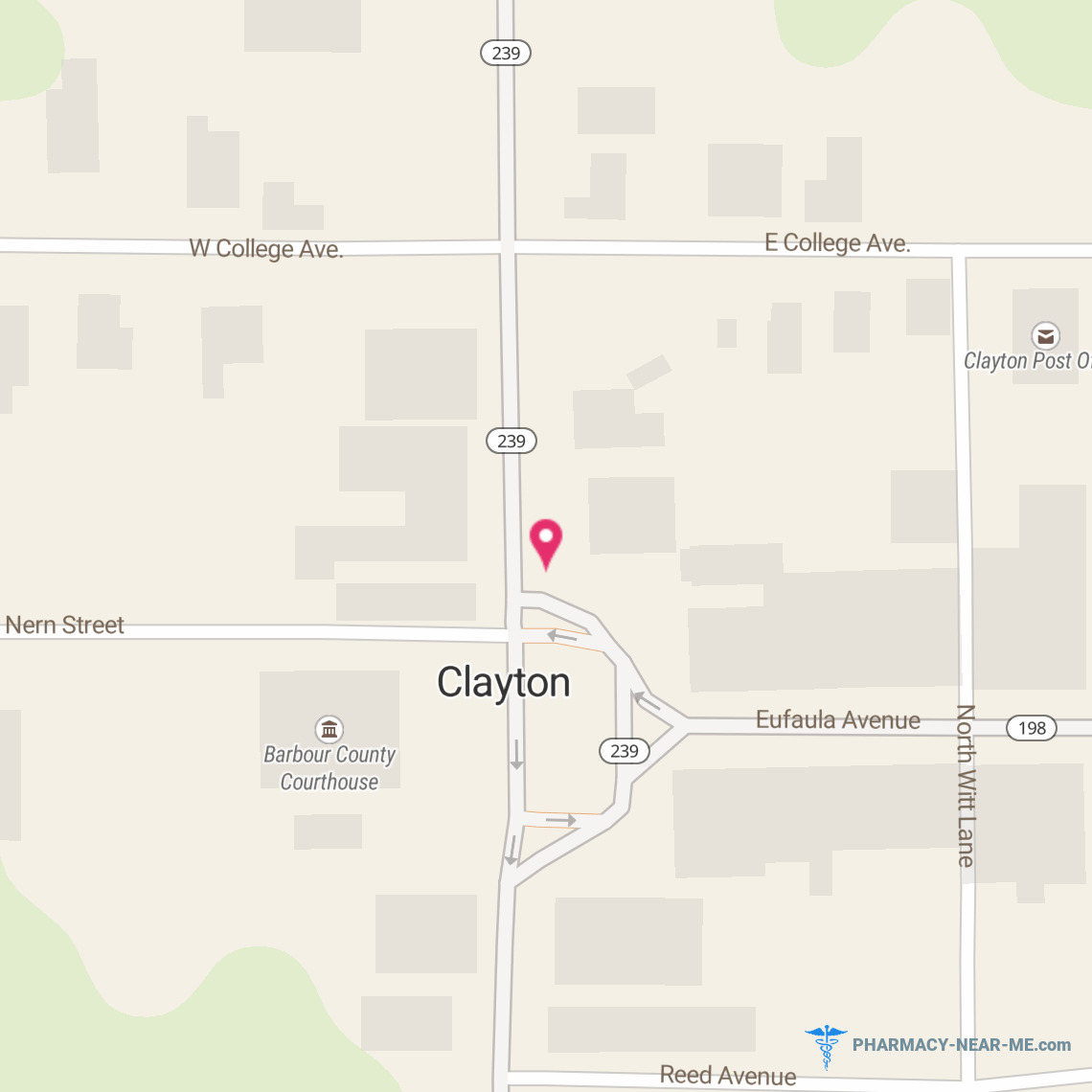 CLAYTON PHARMACY LLC - Pharmacy Hours, Phone, Reviews & Information: 23 Court Sq, Clayton, Alabama 36016, United States
