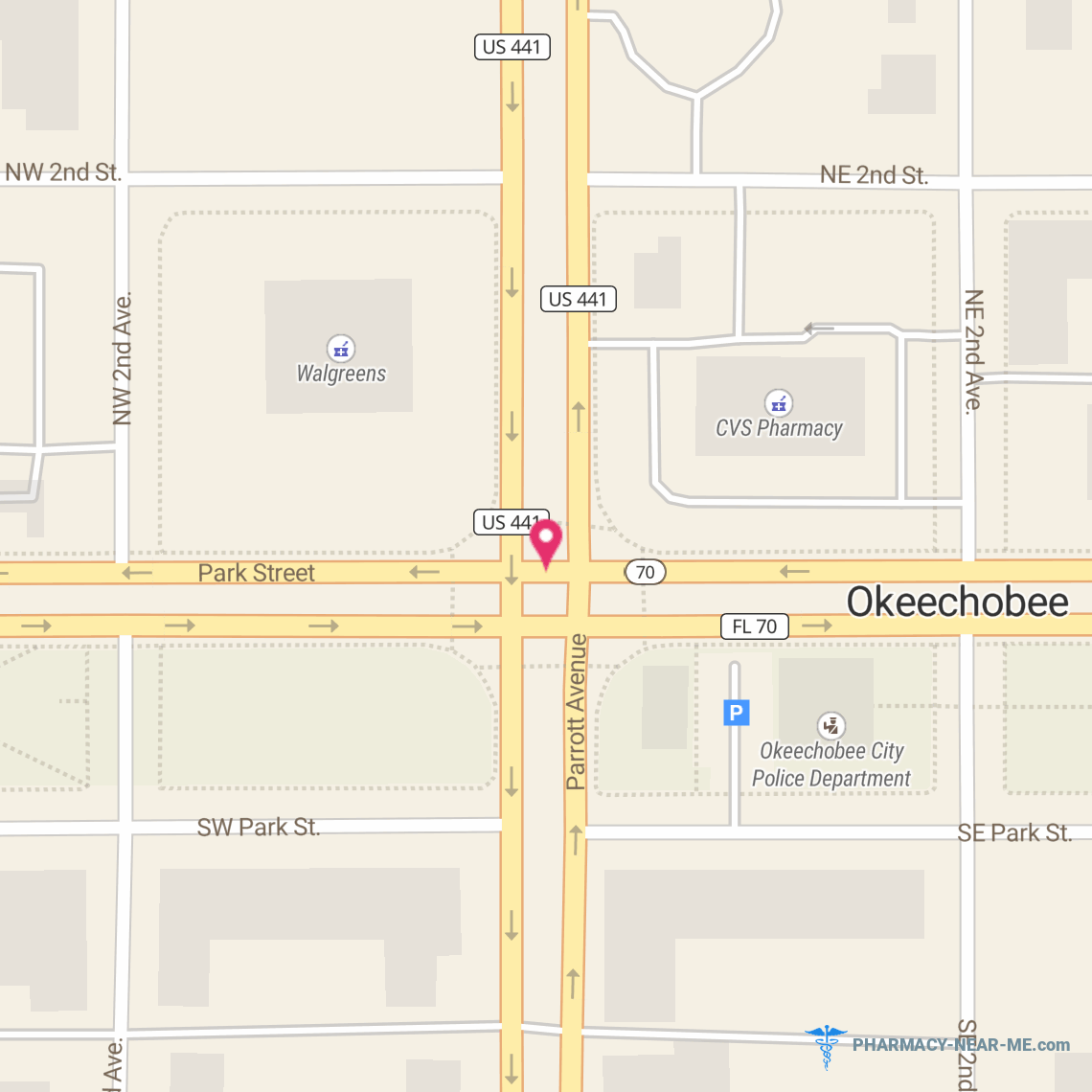 CVS PHARMACY #03237 - Pharmacy Hours, Phone, Reviews & Information: 106 N Parrott Ave, Okeechobee, Florida 34972, United States